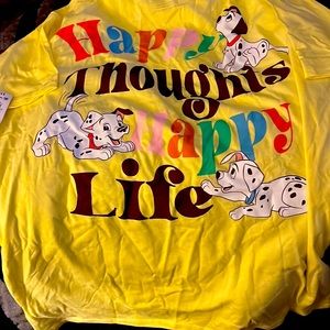 Yellow 101 dalmatians T-shirt